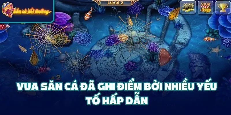 Vua Săn Cá đã ghi điểm bởi nhiều yếu tố hấp dẫn